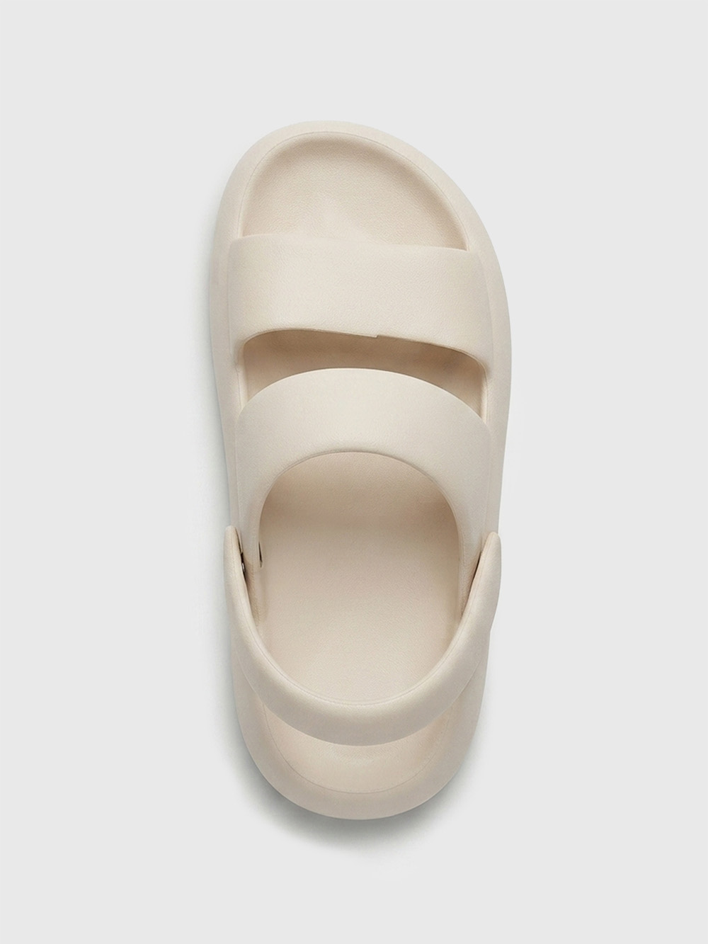 Strut Anti Slip Eva Casual Sandals Cream - DSS201C